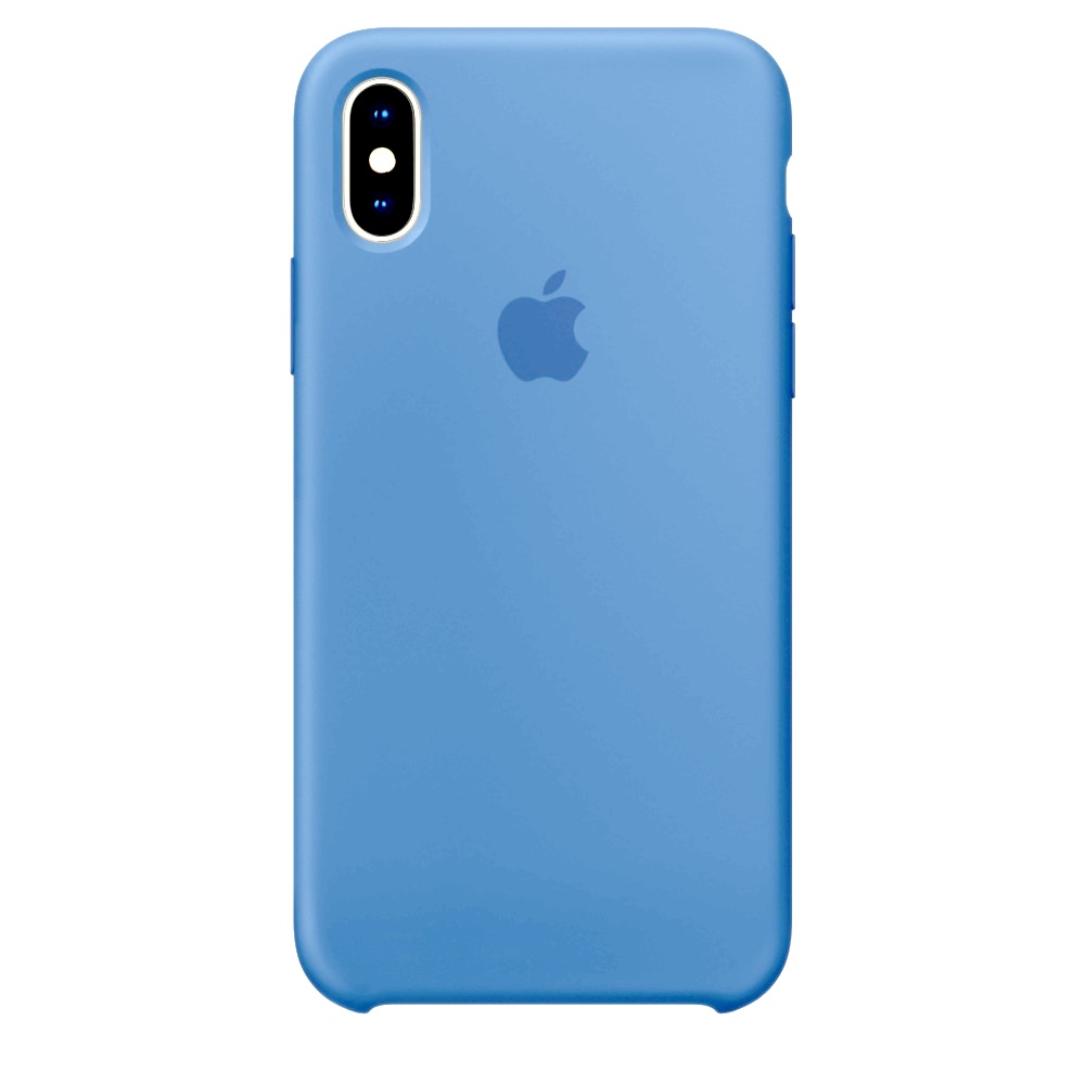 Силиконовый чехол Apple Silicone Case Light Blue (светлоголубой) для